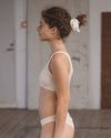BASERANGE 25 Spring/Summer French organic cotton heart-shaped corset vest BAS-BRHE-RB-000-UNDYED